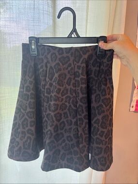 cheetah print skirt